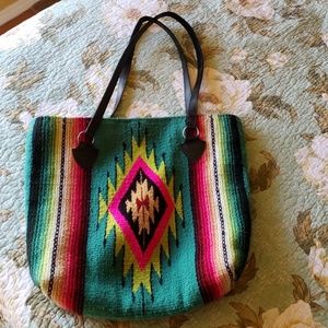 Handwoven Mexican Baja bag